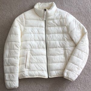 JCP cream coat size L